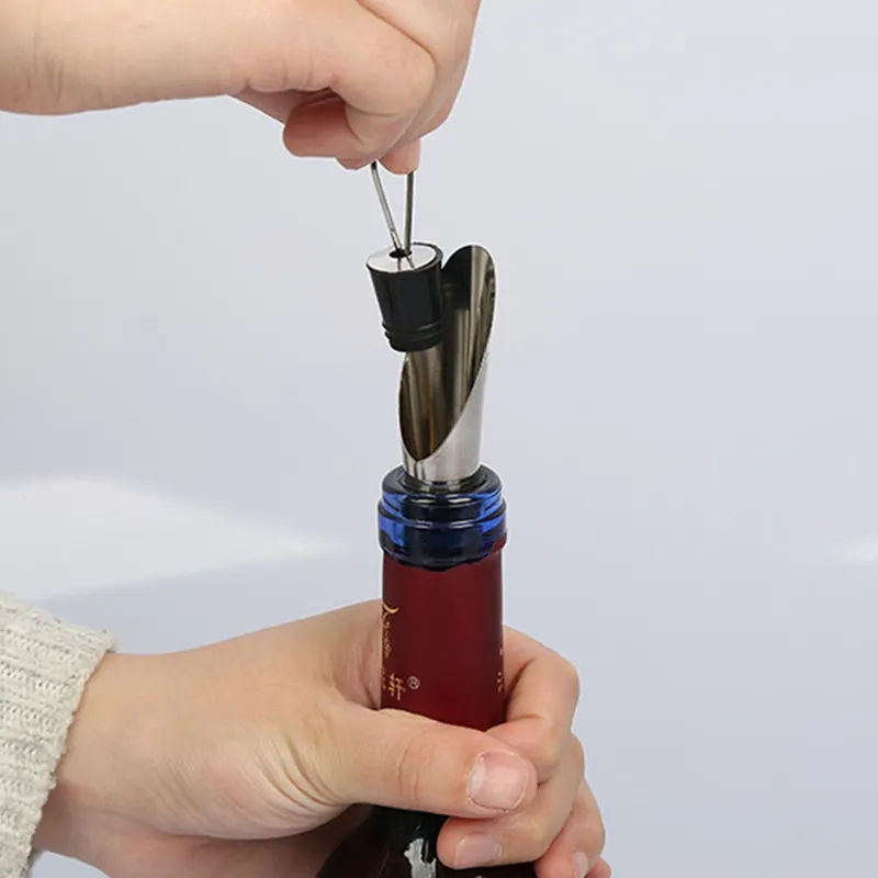 Red Wine Air Aerator Bottle Stopper Decanter Pourer Aerating Wine Aerator Pour Spout Bottle Stoppers