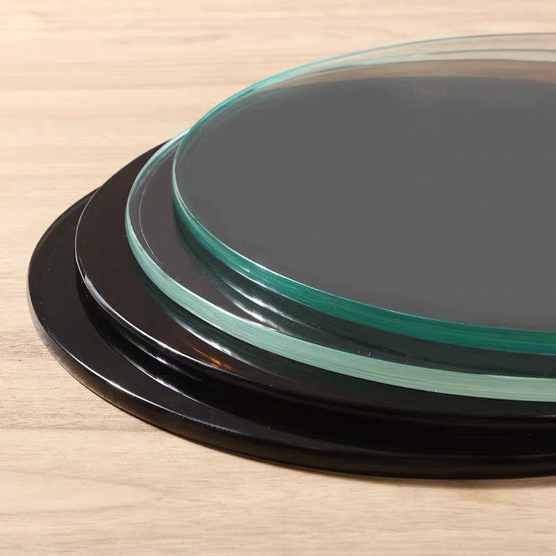 Customized 12mmtempered Table Glassclear Float Glass Black Glass