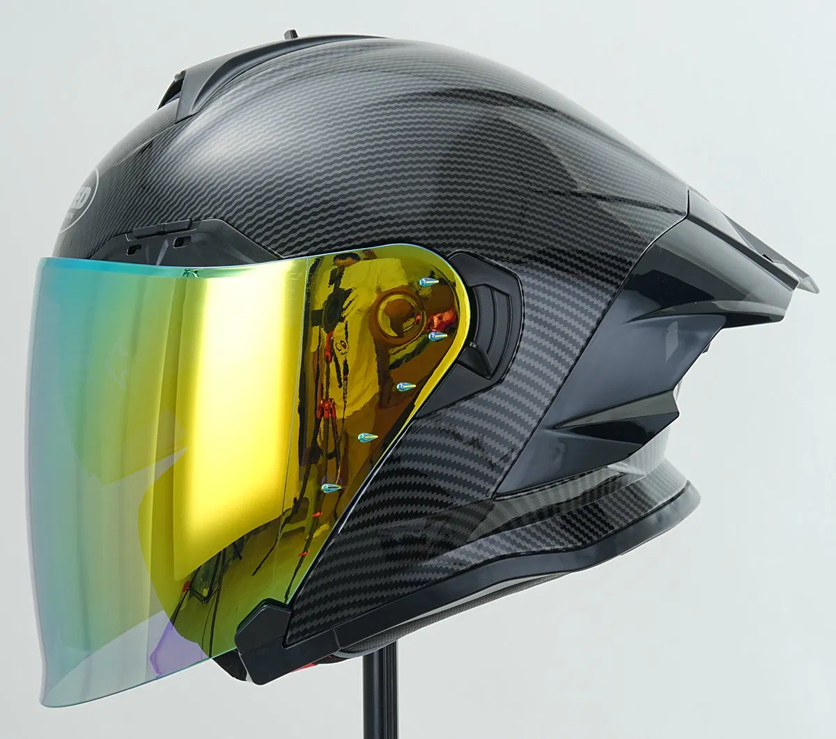 DOT Approved Dual Visor Open-Face/Full-Face Motorcycle Helmet