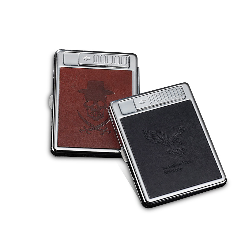 Metal Pocket Cigarette Case Double Clip Holder From Lighter Company