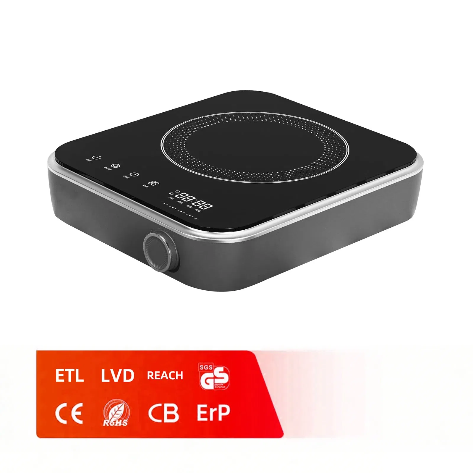 Digital Single Burner Infrared Stove for Efficient Cooking