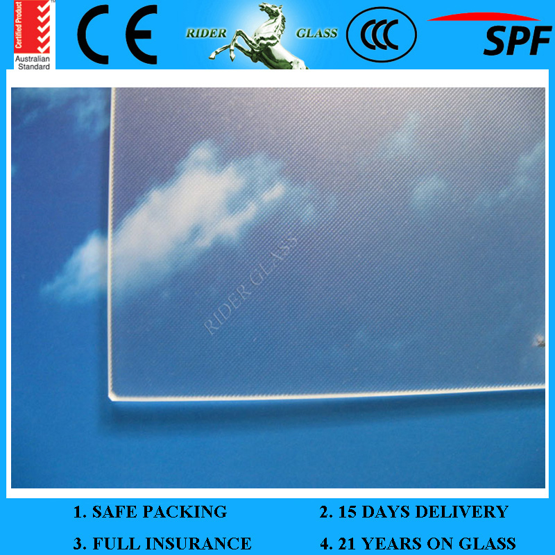 3-12mm Clear Building Window Safety Glass Solar Panel