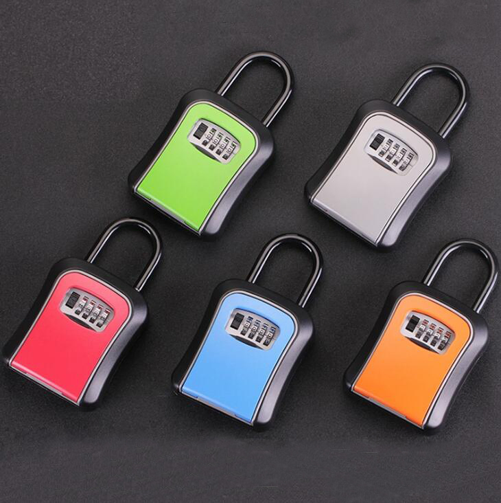 Yh2091 Outdoor Storage Waterproof Key Hide Box Portable Combination Lock with Hanger Shackle