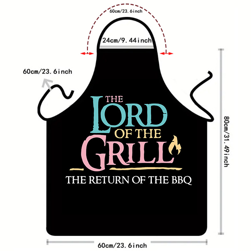 Customizable Waterproof Kitchen Bib Apron for Catering Use