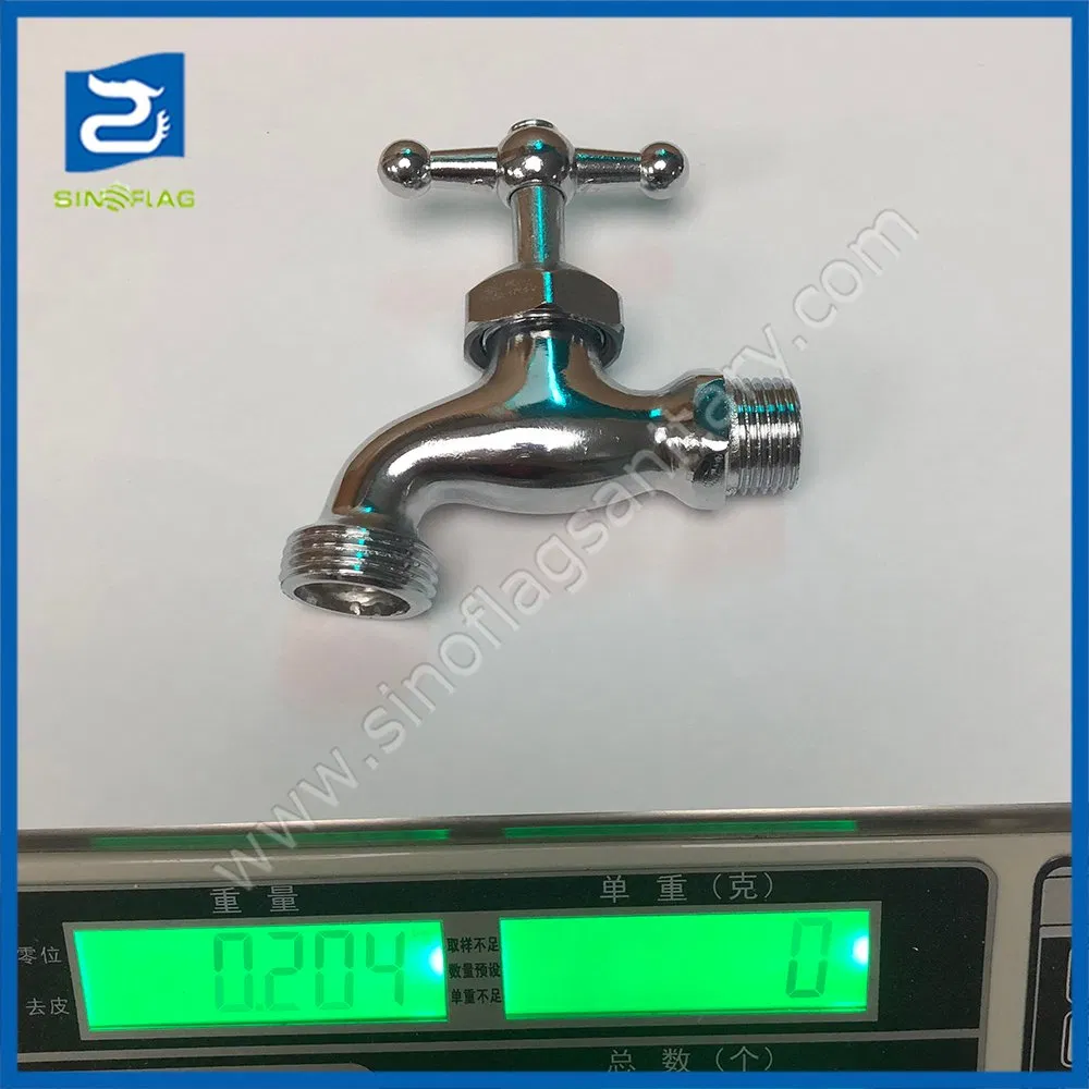 Chromed Zinc Tap Zamak Bibcock