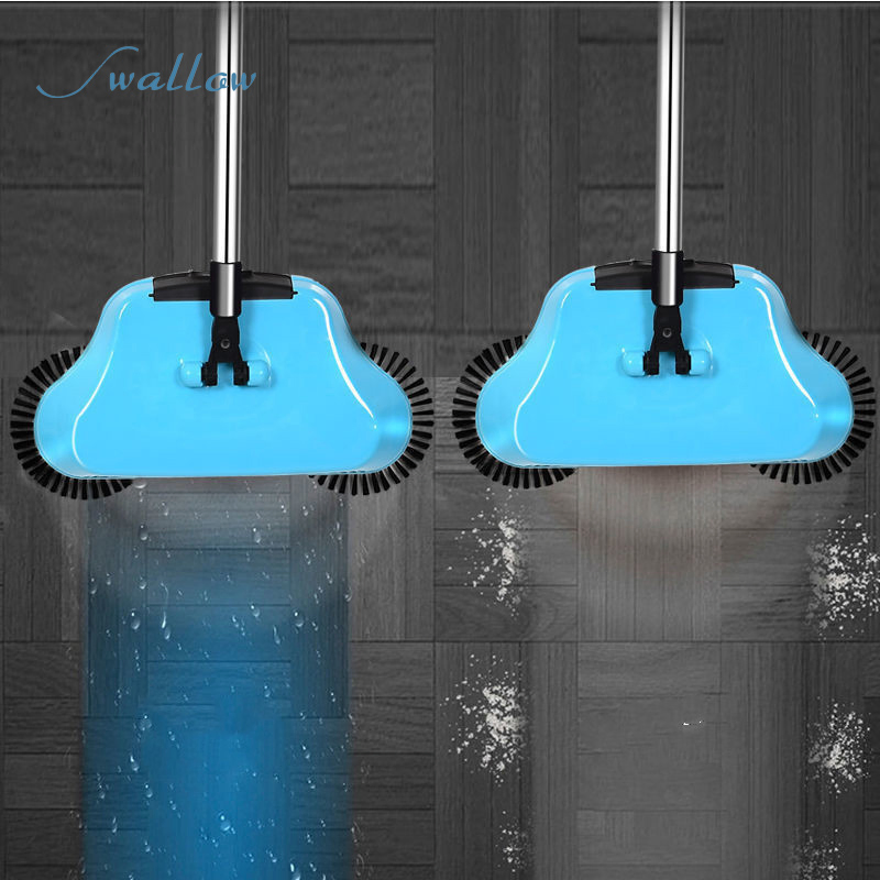 Broom Magic Manual for The Fireside, Sweeper's Flooring with Spinning 360 Degree Feedback and Dustpan Set