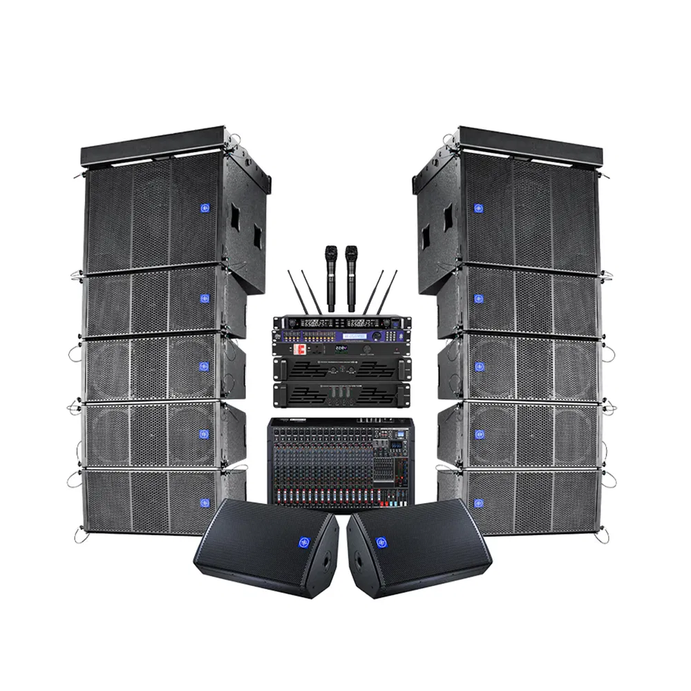 Chordio Tg-210p Dual 10 Inch Driver PA System Waterproof Line Array Speaker