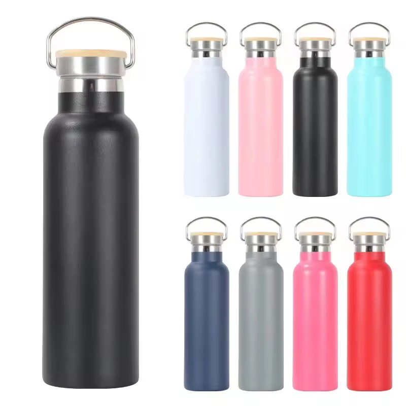 Custom Double Wall Stainless Steel Bottle Outdoor Vacuum Bottles with Mouth Flasks