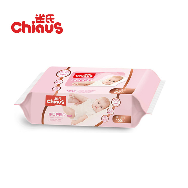 Soft Embossed Wipes Wet Tissue Wipes Aloe Vera Baby Prodduct