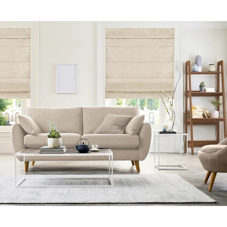 Sisheng Inexpensive Roman Shades by Remote Control Made of Multicolor Fabric