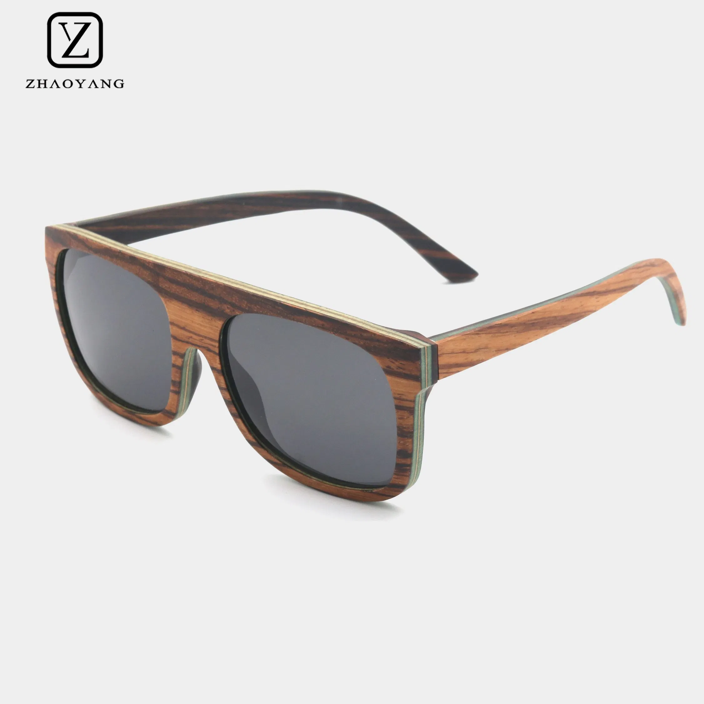 Modern Artisan Bamboo Wooden Sunglasses UV400 Polarized Custom Design Logo