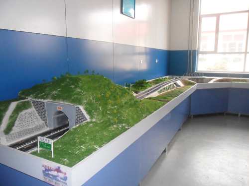 3D High-Quality Customized Bridge Building Model with Lighting Display