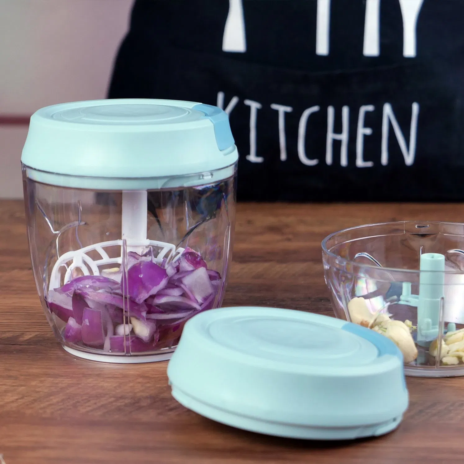 Тёрка-измельчитель овощей с контейнером, BPA-free