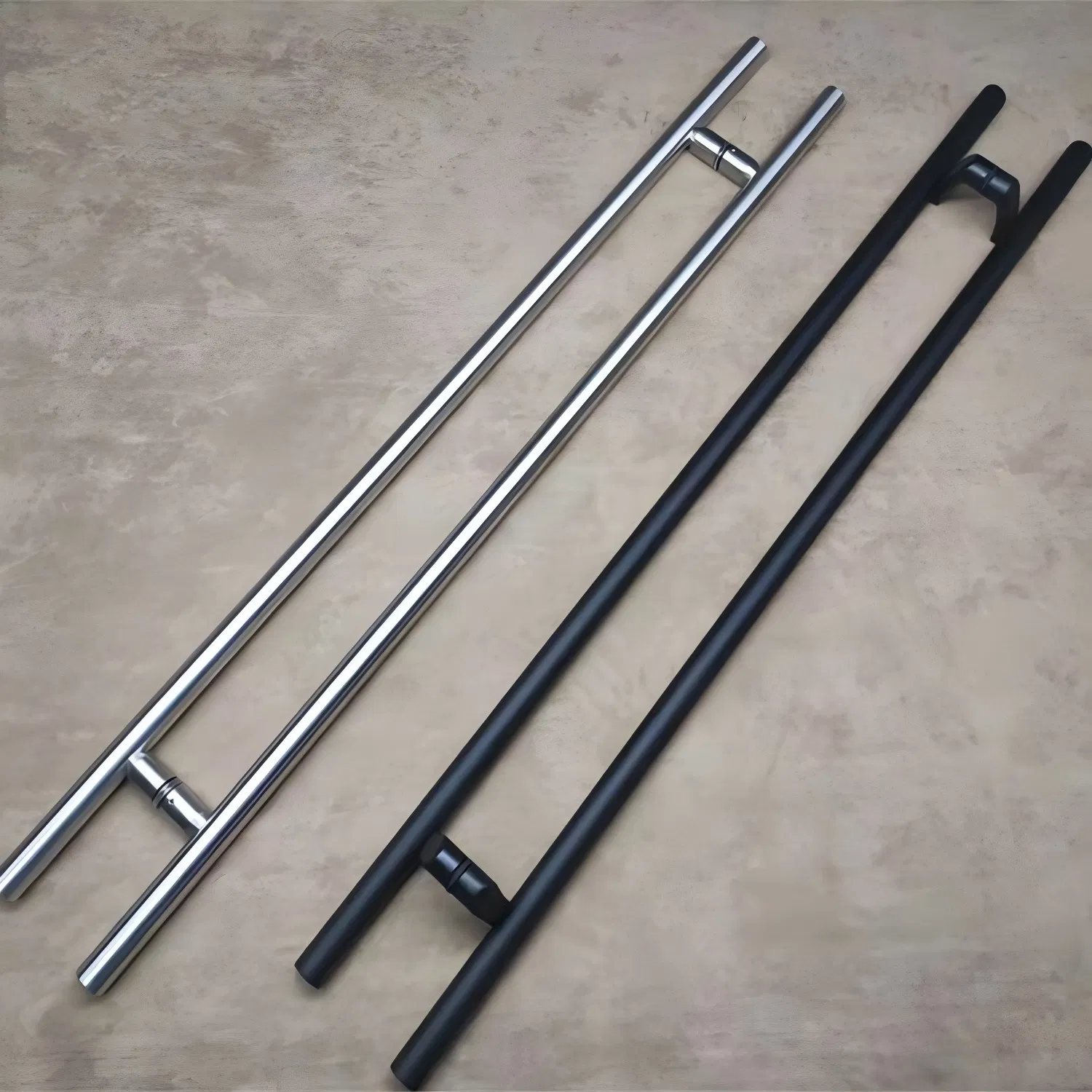 High-End Custom H-Shaped Stainless Steel Door Handle Offset Door Handle