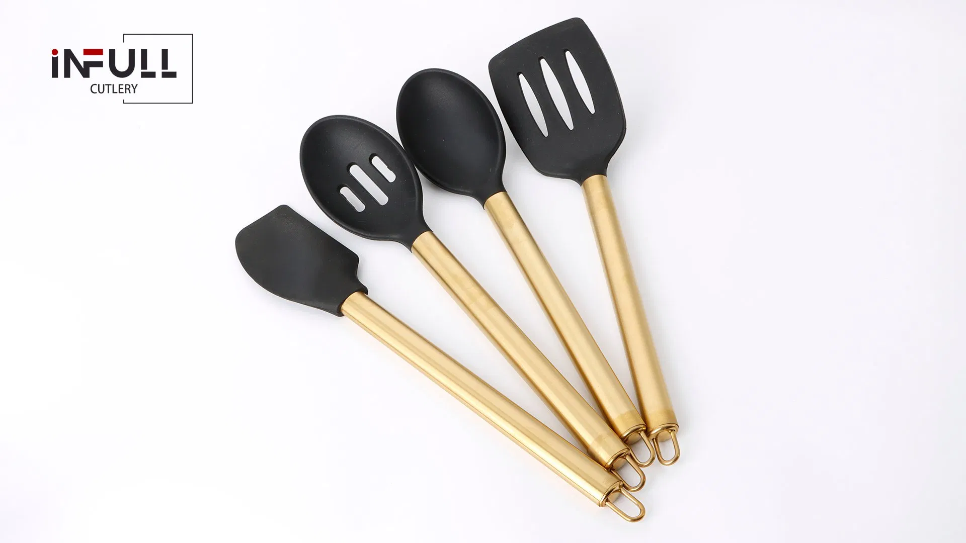 High Quality Stainless Steel Food Grade Silicone Cooking Utensil 6PCS Set