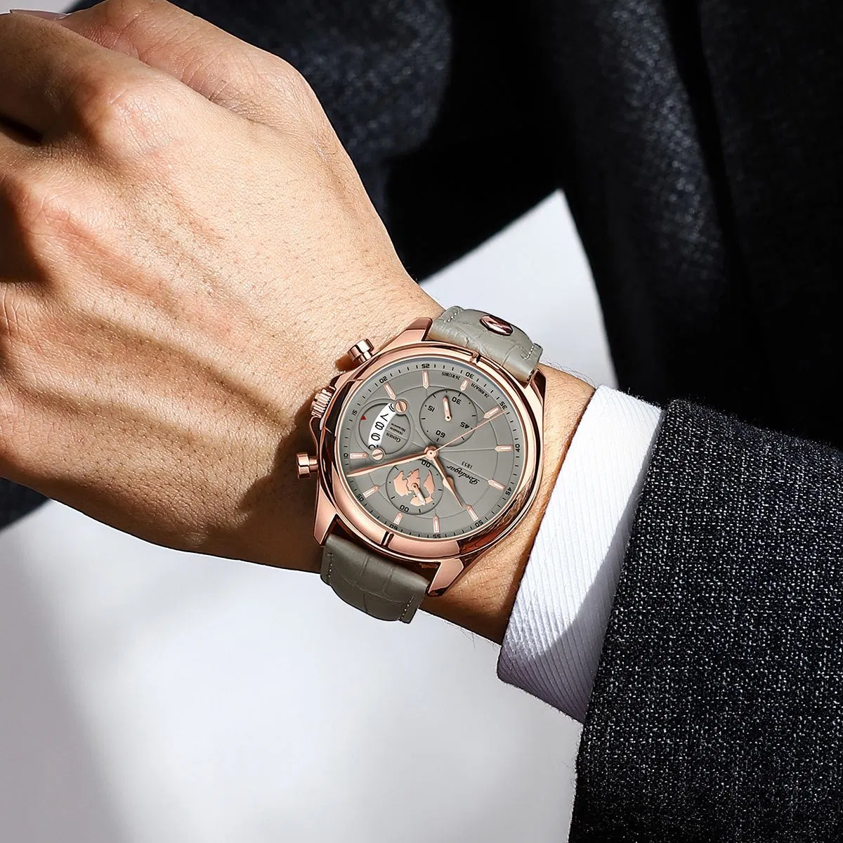 Top Brand Poedagar P989 Business Casual Fashion Men's Waterproof Quartz Watch