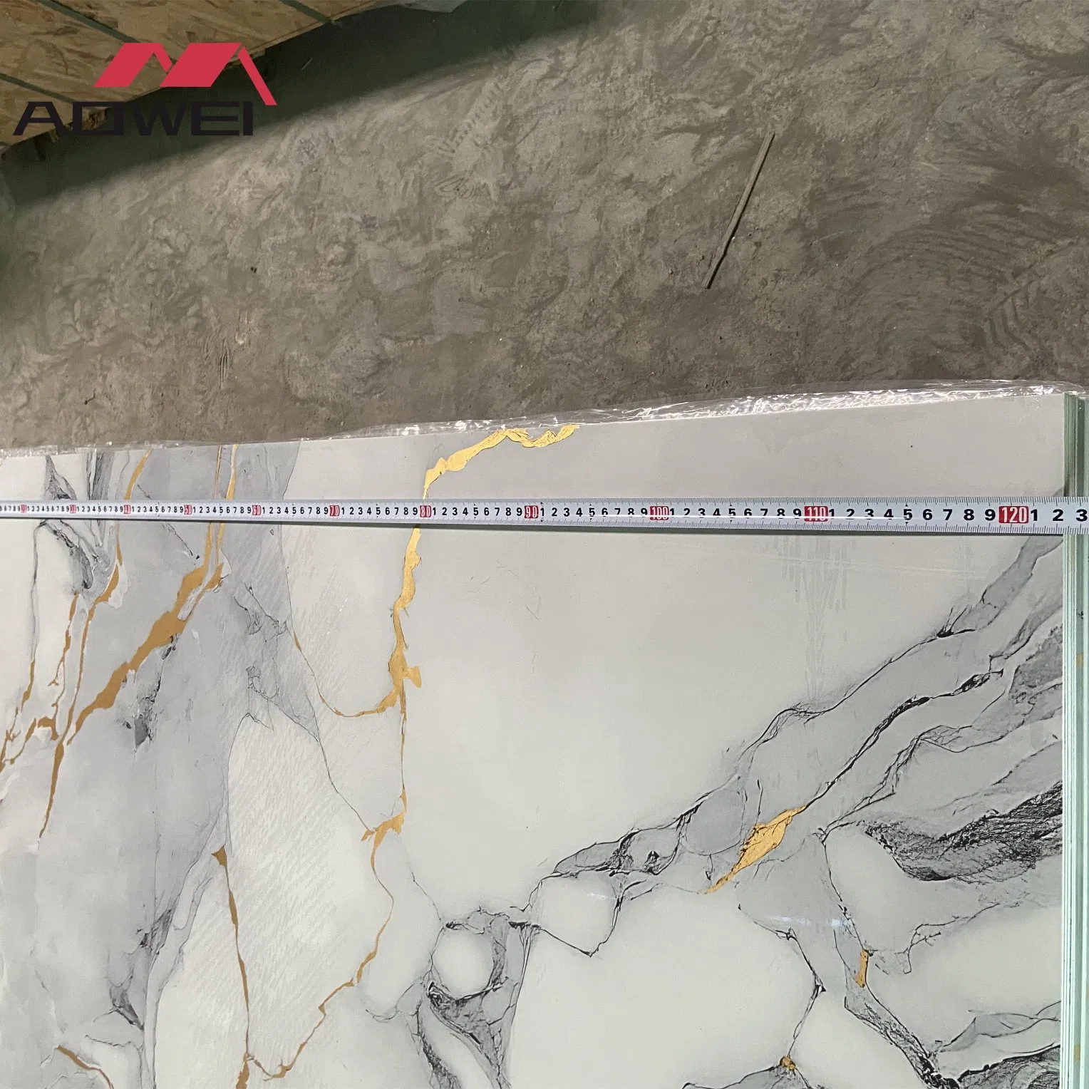 China Factory High Gloss PVC Wall Panel Marble Sheet for Interiors Decor