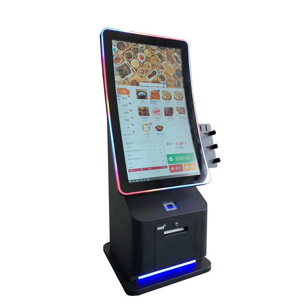 23.6inch Koisk All in One Payment Kiosk Self Order Kiosk Restaurant Kiosk Self Service Machine Payment Terminal