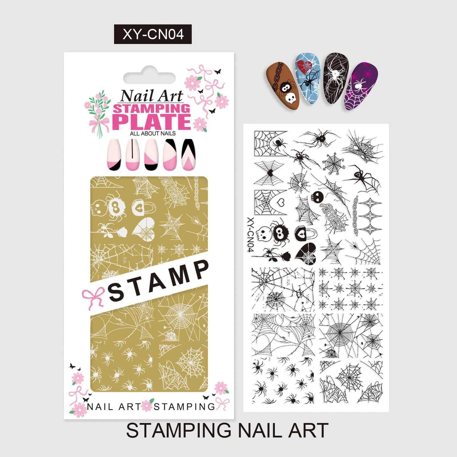Stainless Steel Mirror Silver Nail Model Stamping Chemical Etching Plate