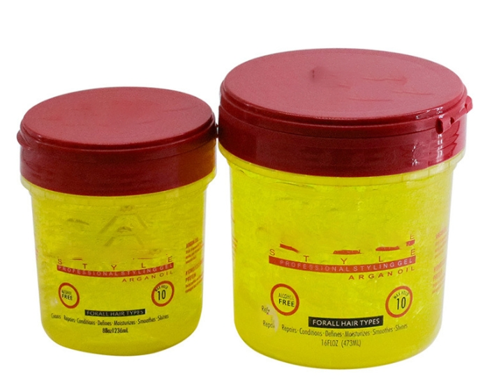 Strong Hold Olive Oil Hair Wax Gel Styling Gel 473ml for Women with Texturizing Effect Leave-on Styling Gel for Curly Hair