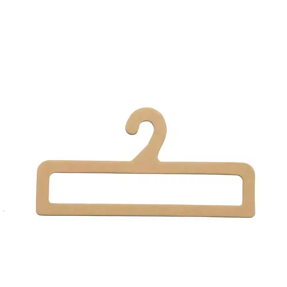 Custom Logo Recycled Cardboard Clothes Hanger Eco-Friendly Kraft Paper Hanger for Baby Pet Clothing