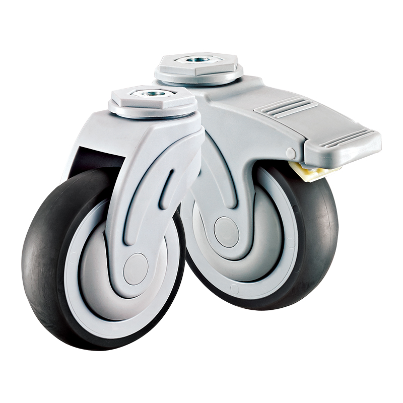 High-Performance Medical Plate Caster 5 in Wheel Dia. Type a