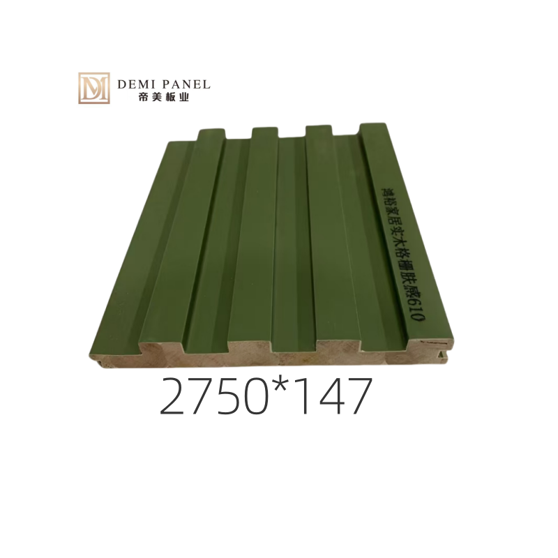 Contemporary 3D Wall Panels with Solid Grille, Foshan Quality