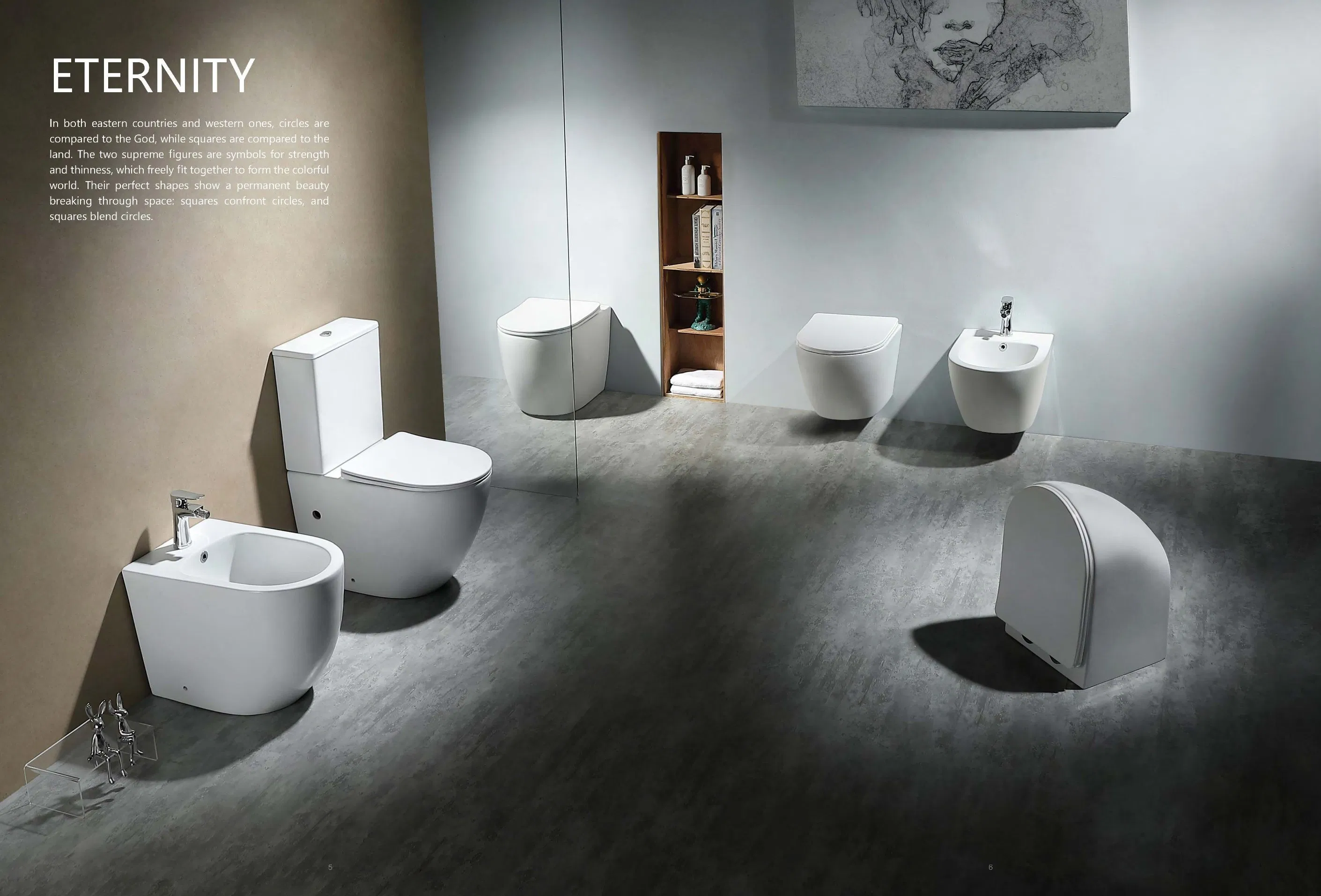 Luxury Automatic Toilet with Touchless Flush and Heated Seat
