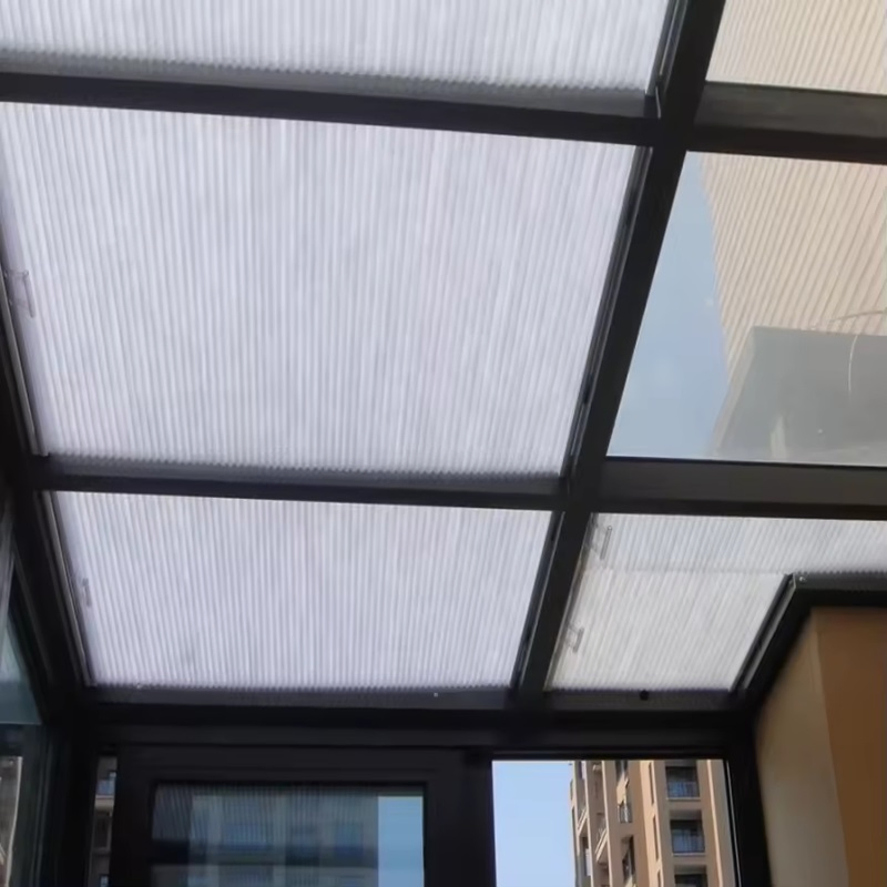 Modern Style Motorized Honeycomb Shade Custom Skylight Blinds Cellular Shades