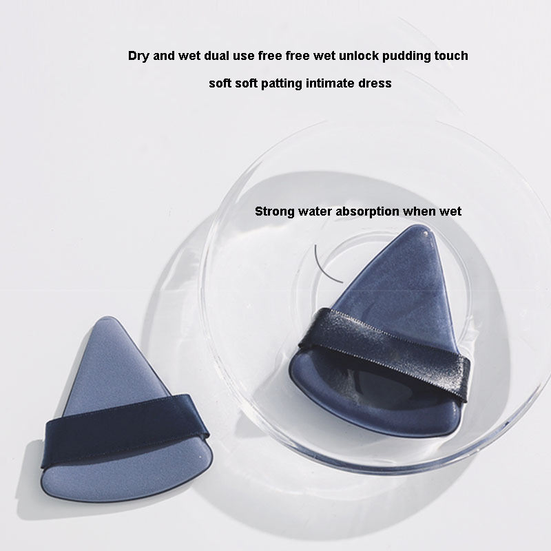 Pizza Shape Dry and Wet Dual Use Makeup Sponge Tools Special Latex-Free Blending Triangle Air Cushion Powder Puff