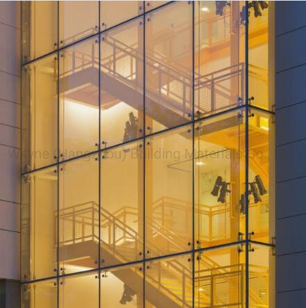 Exterior Point Fixing Wall System Building Glass Curtain Wall