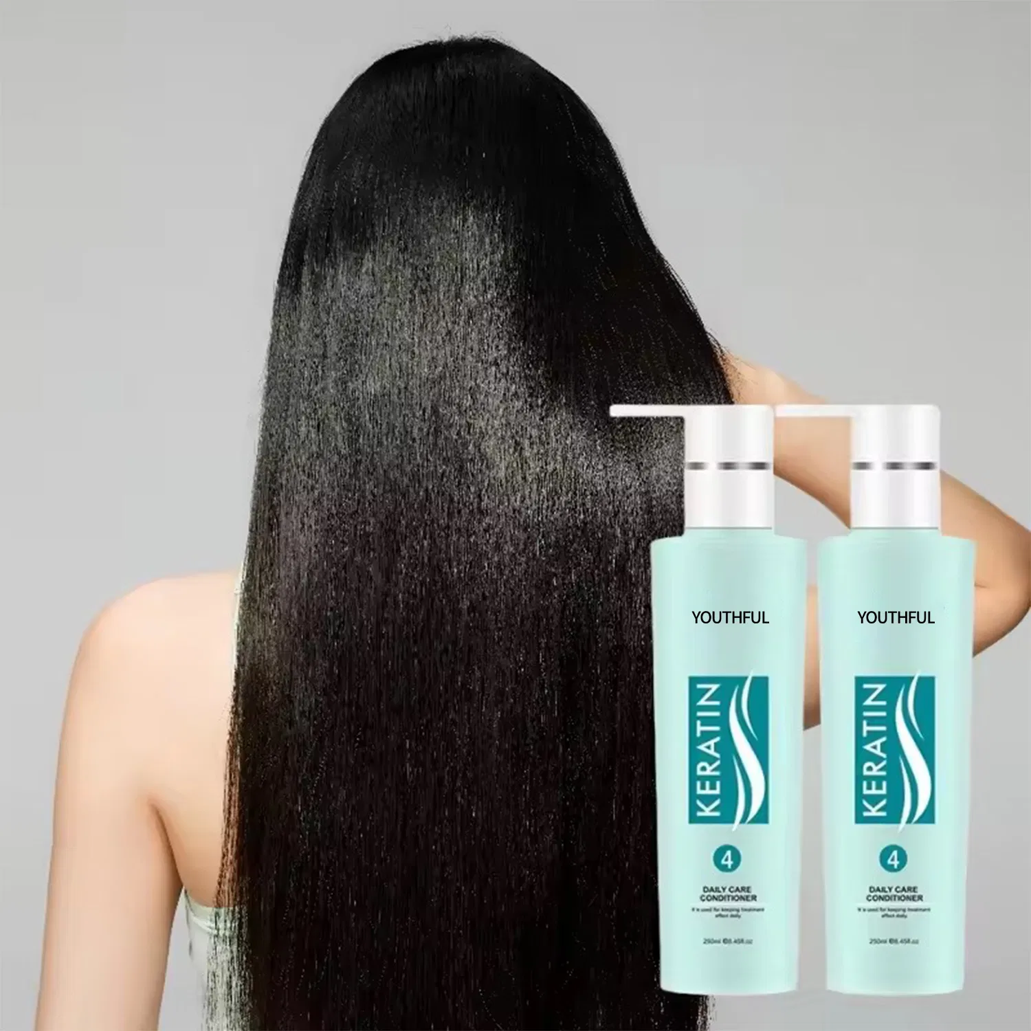 Organic Herbal Rinse off Moisturizing Keratin Hair Conditioner