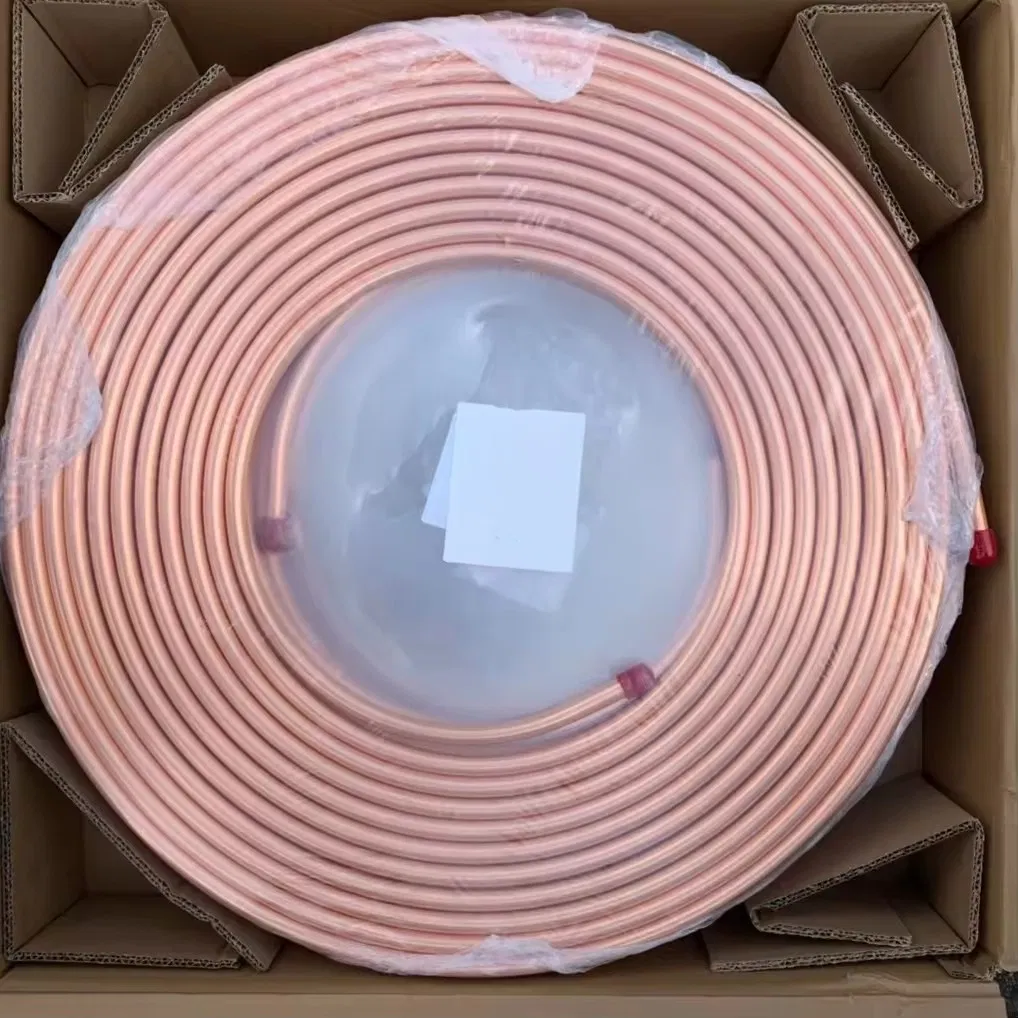 C17500 C17510 C18700 Red Pure Pancake Coil Copper Pipe/Tube Manufacturers Ensure Quality Wholesale Price with Welding Cutting and Bending Processing Services