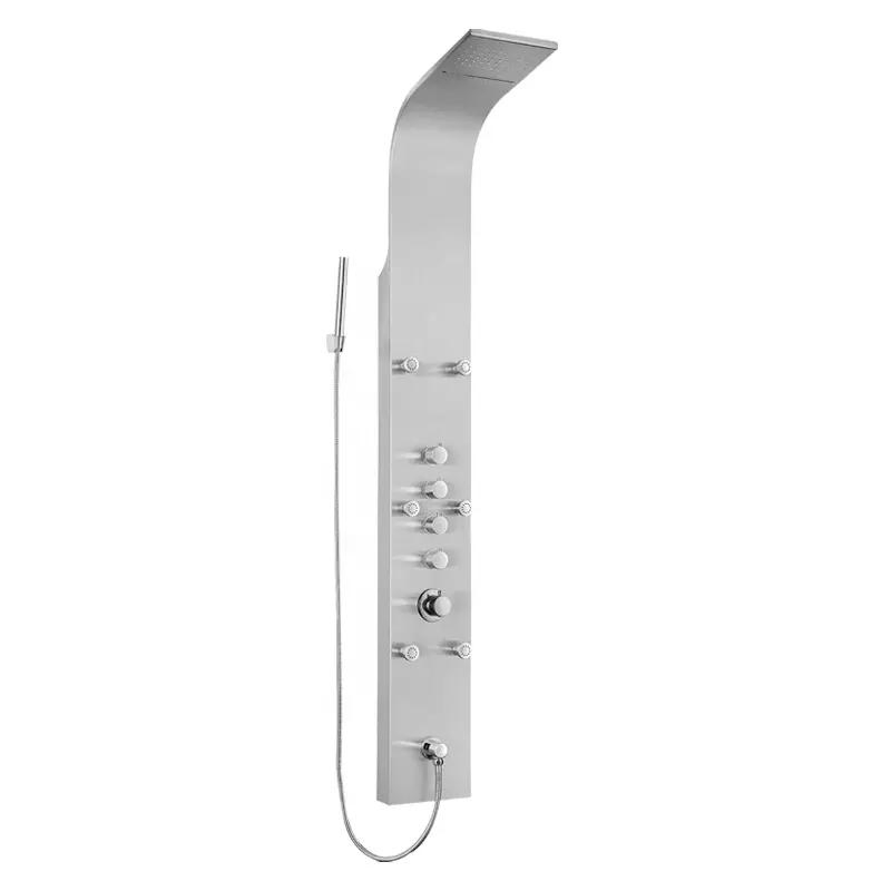 Multifunction Shower Panel Stainless Steel Shower Column Massage Panel Shower of Bathroom