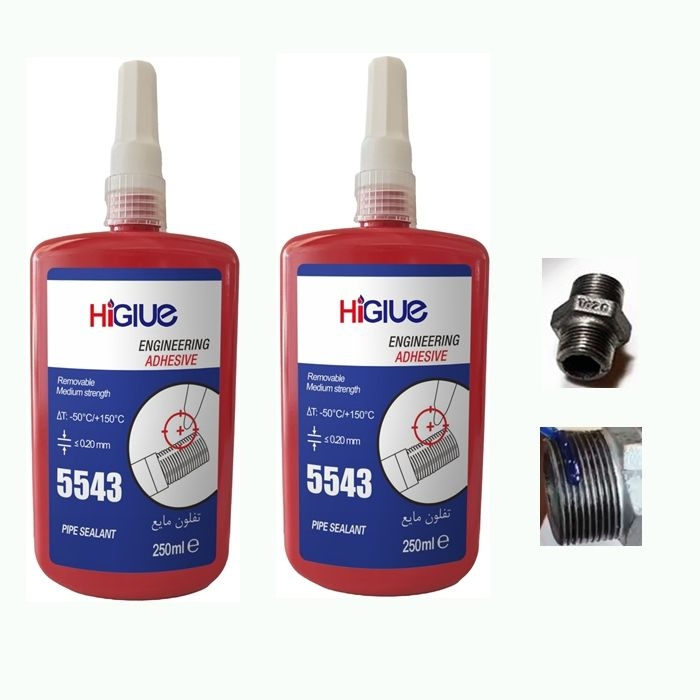 OEM/ODM Liquid PTFE 5543 Removable Anaerobic Pipe Sealant Adhesives Sealants for Sealing Gases Water Thread