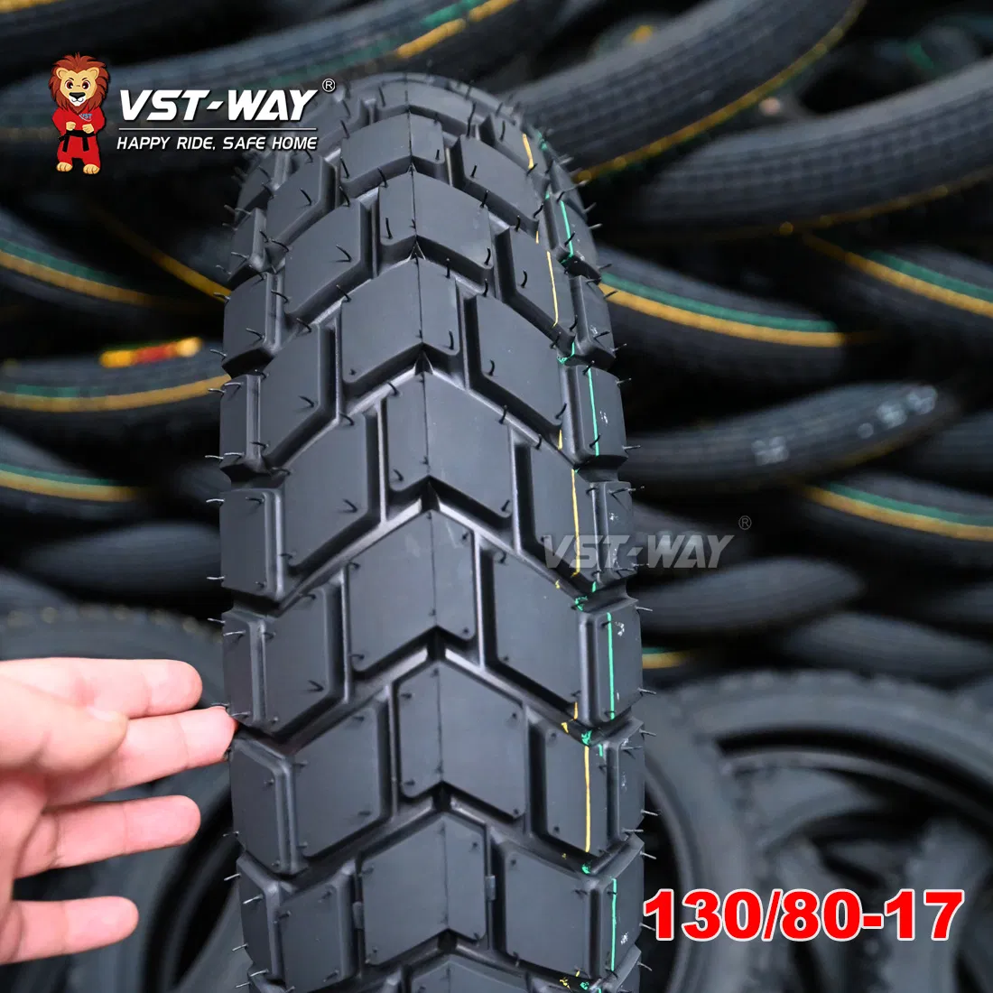 Мотошины бескамерные VSTWAY (размеры 130/70-17, 110/90-17 и др.)