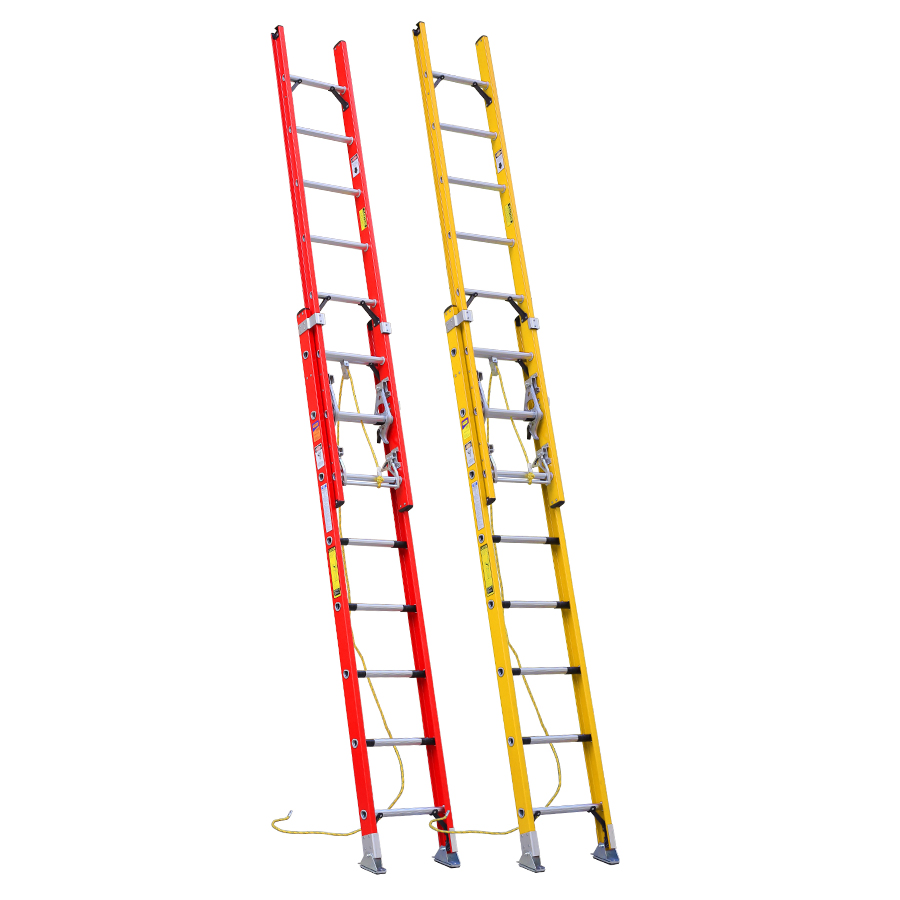 High Quality Good Price Fiberglass Fiber Glass Insulated Extension Ladder