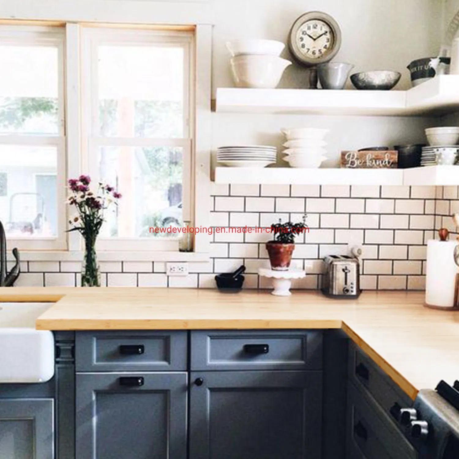 Manufacturer Directly Solid Bamboo Countertop Panel for Home