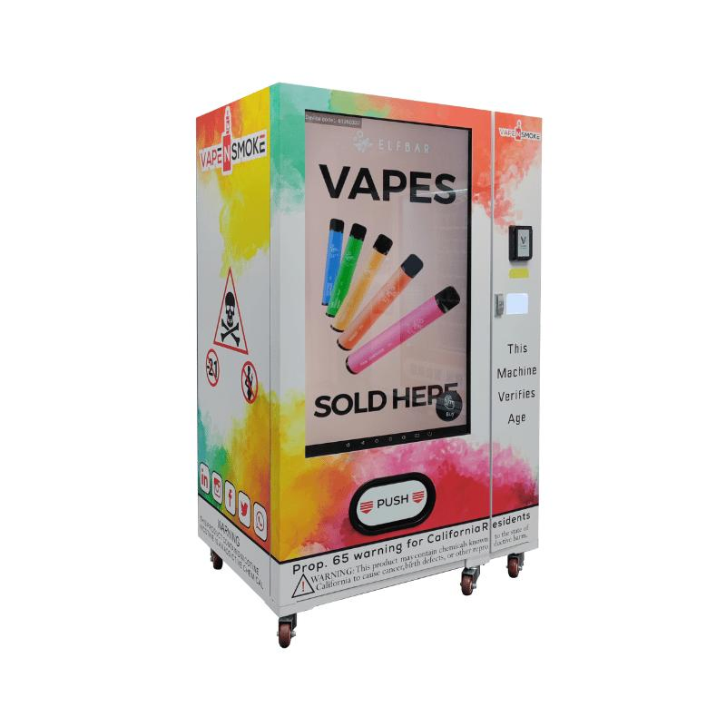 Weimi Large Advertising Screen Smart Vape E-Cigarette Vending Machine with Age Checker Card Reader for Sale Tobacco Smoking