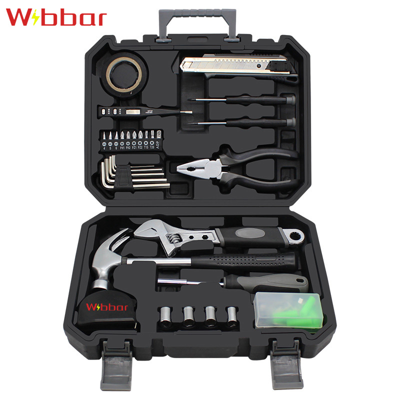 Household Tool Set Commonly Used Hardware Multi-Function Repair 60-in-One Tool Box