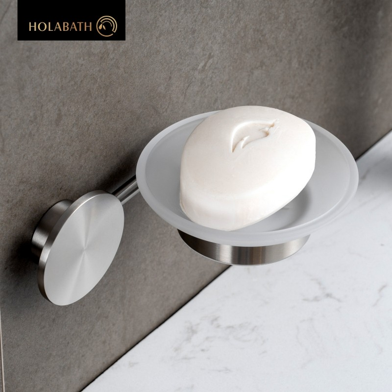 Мыльница настенная из нержавеющей стали