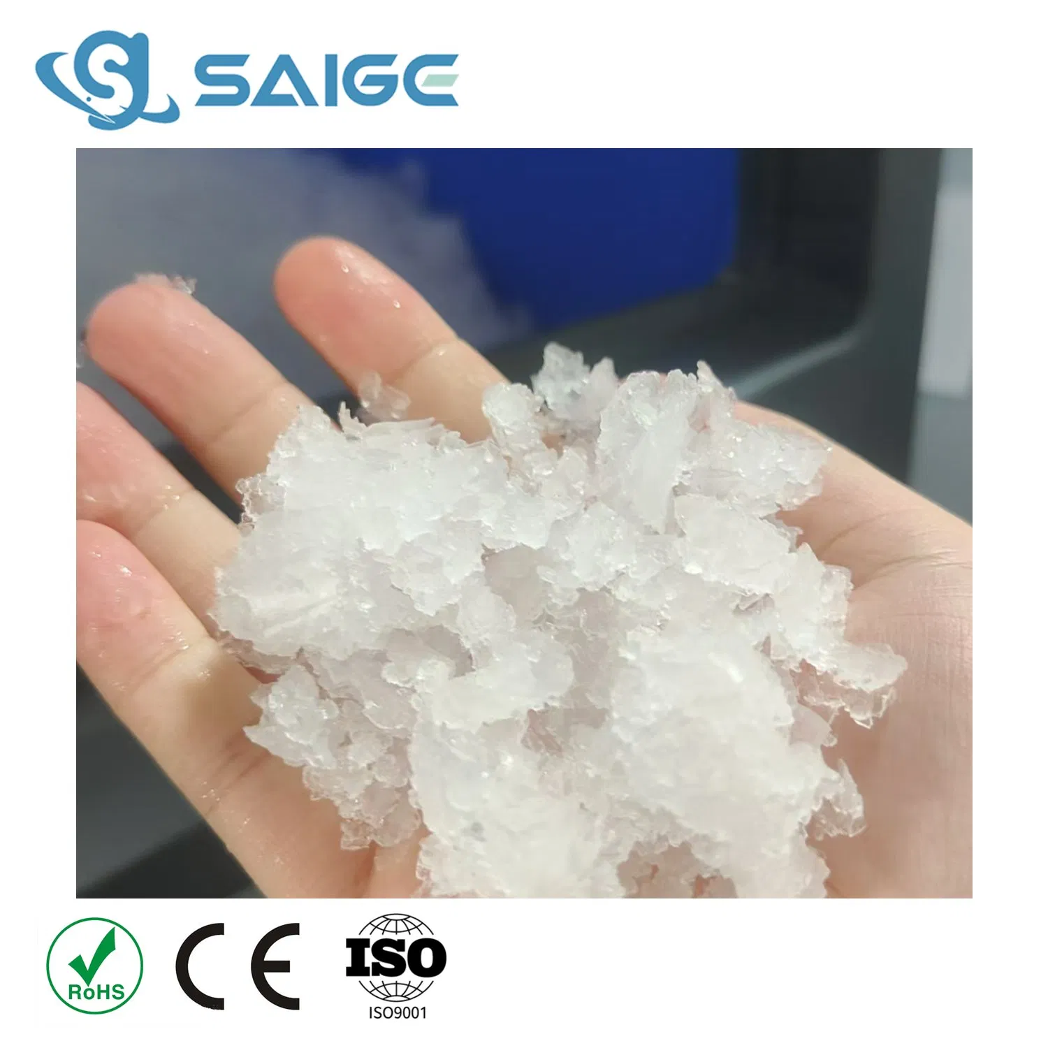 Saige Sgg-E210 100kg Per Day Commercial Gourmet Jelly Ice Maker Machine Ice Machine Ice Maker Ice Machine Ice Crusher Ice Making Machine