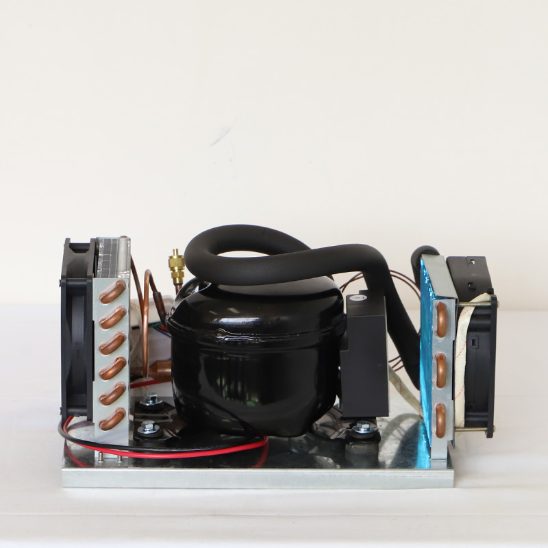 Purswave Bd25A with Thermostat DC 12V24V Mini Air Cooler Refrigeration Units Air Cooled Compressor Units Small Portable Air Conditioner Units Tiny Compressor