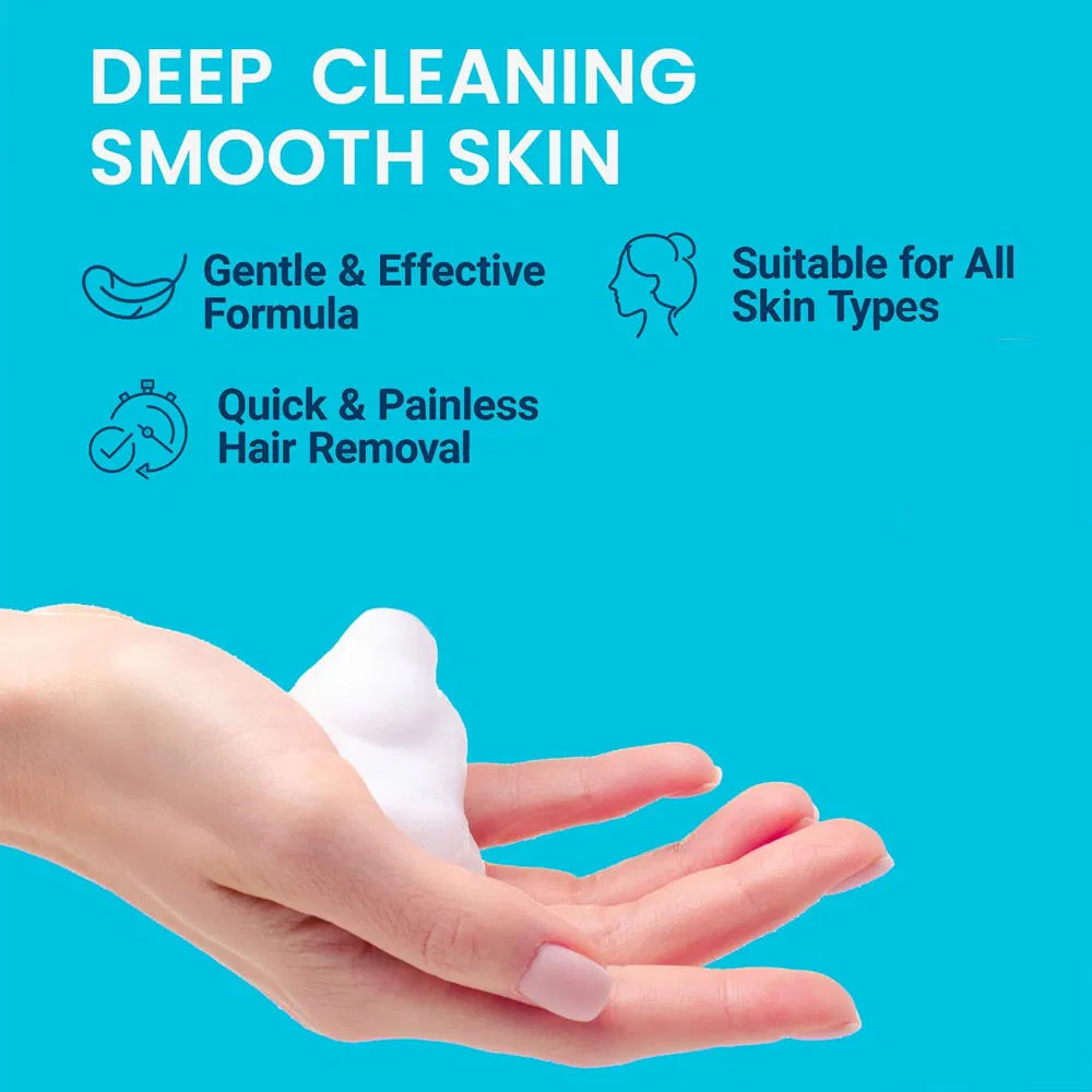 Natural Hair Removal Spray Foam Smoothing and Painless for Men & Women