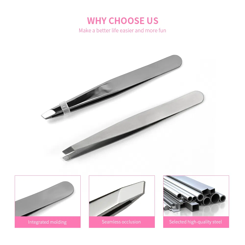 Best Stainless Steel Sharp Tweezers for Professional Ingrown Hair Extraction Precise Eyebrow