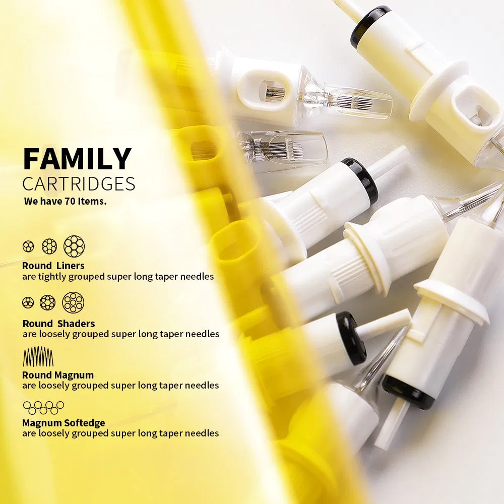 Quelle Wholesale Factory OEM Sterilized Universal Precision Scalp Tattoo Needle Cartridge