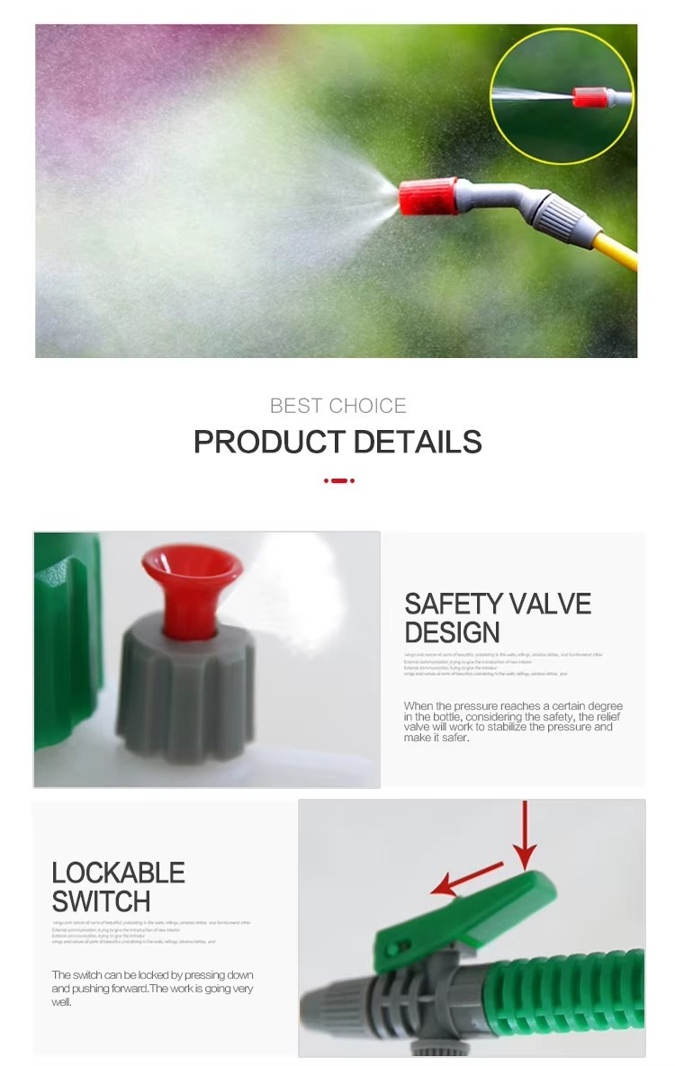 Seesa 5L Portable High Pressure Garden Pump Sprayer for Easy Use