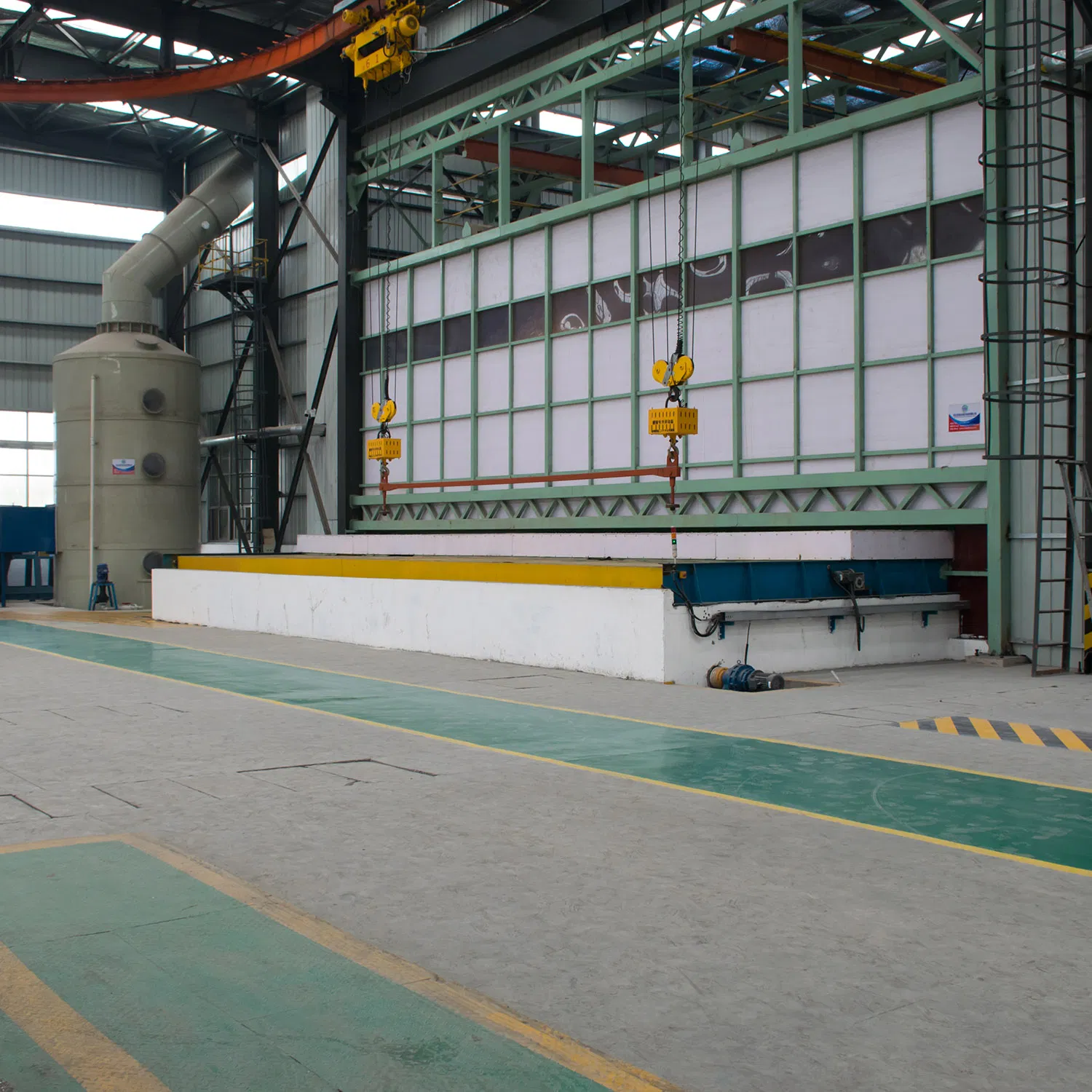 Pre-Treatment Enclosure Room for Hot DIP Galvanizing Plant