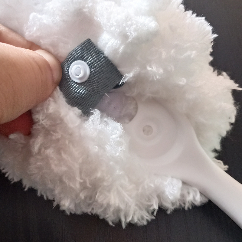 Microfiber Duster TPR Grip Handle Dust Remover Microfiber Yarn Duster