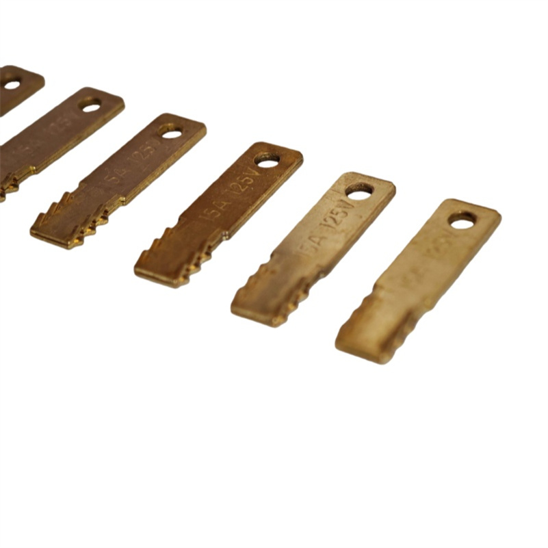 Open Ring Type Cable Wire Connector Non-Insulated Bare Copper Lugs Crimp Terminals